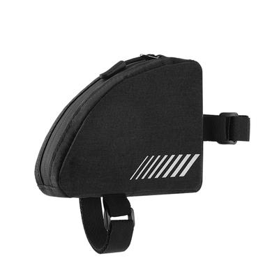 Sac de Tube Supérieur de Vélo Pochette de Rangement Triangle Design Compact Réfléchissant Imperméable pour Vélo de Route Montagne Trajet
