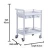 ABS Emergency Medical Cart with Flip-Top and Multiple Drawers