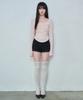 Leijeumiya Faye Soft Shirring Top [Baby Pink]