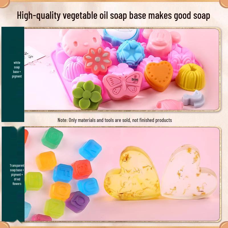 Bailu Easy DIY Handmade Soap Kit - Breast Milk Soap Mold & Tools Set
