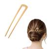Fashion Alley 1 Pc U Shape Hair Pin Bun Stick for Women Girls | Premium Metal Juda Pin | Strong Hold Hair Accessory for Bridal Daily Use | Golden