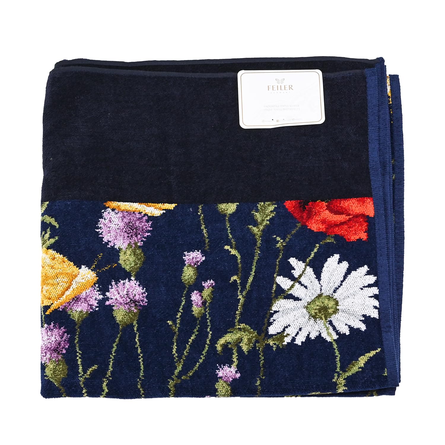 

Failer Bath Towel 150cm x 75cm Daisy Field Blue [Item]