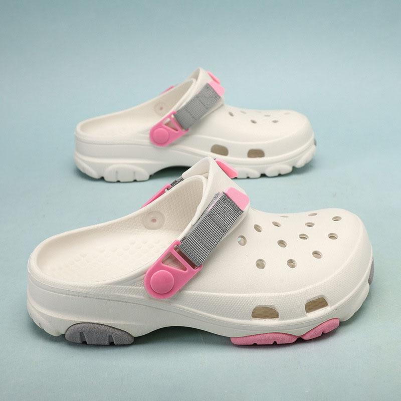 Summer Trendy Hollow Out Sandals Couple Outdoor Casual Shoes Beach Wear Korean Style Plus Size Slippers