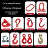 Flexible Webbing Lifting Sling Kit with Safety Hooks