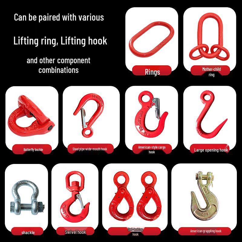 Flexible Webbing Lifting Sling Kit with Safety Hooks