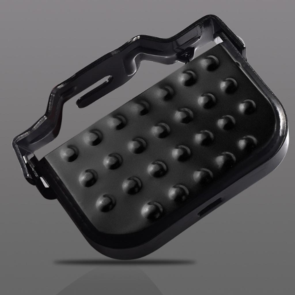 2 Pieces Bike Foot Pegs Bike Rear Pedals Anti-Slip Rear Feet Pedals BMX Pegs Universal Steel Folding Bike Foot Pegs