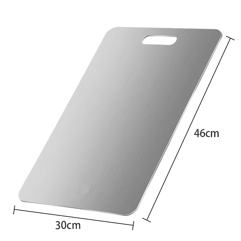 Kitchen Chopping Board Stainless Steel Chopping Board 304 Stainless Steel Double-Sided Food Grade Chopping Board