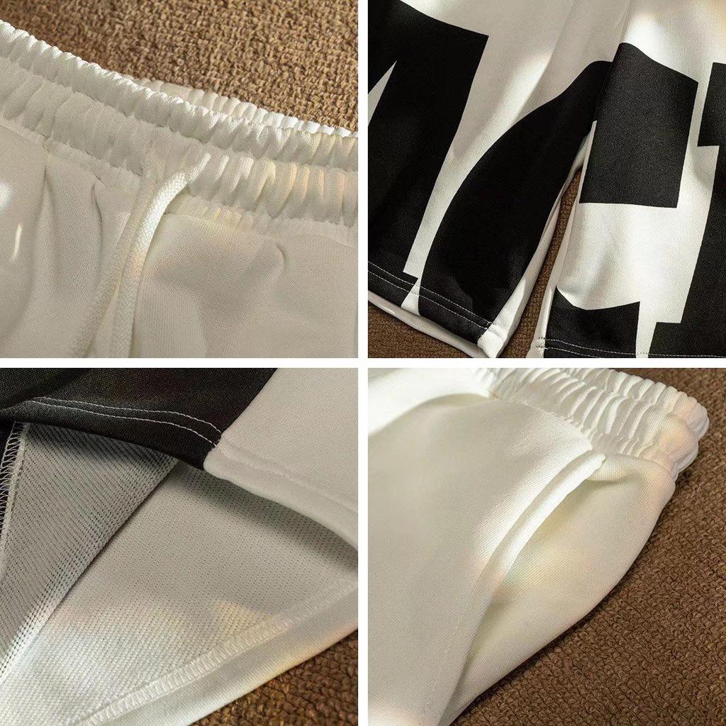 Men's Trendy American Style Casual Wide-Leg Shorts - Summer Sports Five-Point Style