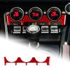 AIRSPEED Real Carbon Fiber Car Air Conditioning Vent Adjustment Frame Sticker Decal for Toyota GR86 ZN8 and Subaru BRZ ZD8 2022 2023 Interior Panel