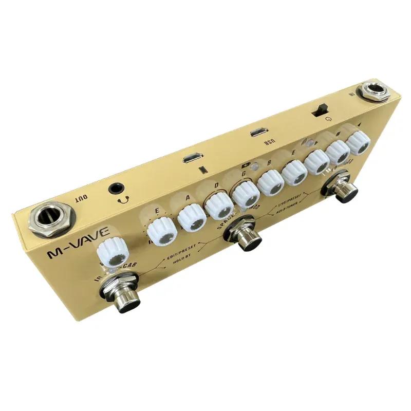 M-vave Cube BABY Rechargeable Multi Effects Pedal for Electric Acoustic Guitar Recording Audio Interface Function Cuvave Pedal