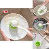 Kitchen Brush Pot With Soft Sponge Head For Safe Nonstick Pan Cleaning