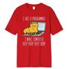 I Are Programmer I Make Computer Beep Boop Beep Boop Male T-Shirt Fashion Print T Shirt Oversize T-Shirts Summer Cotton Clothes