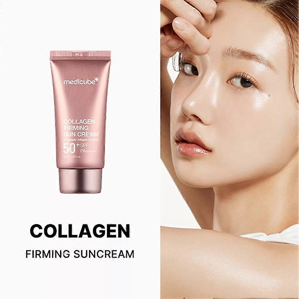 50ml Kolagenowy Krem z Filtrem SPF Ochrona UV Nawilżający Rozjaśniający Antyoksydacyjny Naprawczy Lekki