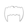 Metal Vampire Teeth Cookie Cutter 5.5 Cm