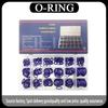 270Pcs NBR O-Ring Assortment Kit Nitrile Rubber High Pressure O-ring Seal Kit Valve CS 1.78mm~3.53mm OD 5.29mm~17.17mm Purple