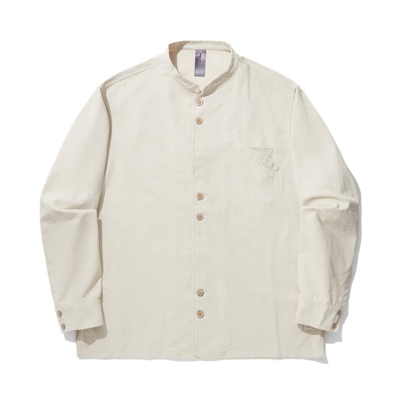 

Коллаборация Li Ning X Джеки Чан Серия Кунг-фу Однотонная Однобортная Рубашка с Воротником-стойкой, Удобная Дышащая Рубашка с Длинным Рукавом ASHU507-1 XL