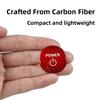 Suitable for Toyota Car One-Touch Start Button Cover, BVNSGH6 Real Carbon Fiber Hard Stop Switch Decorative Cover Interior Sticker, Prius