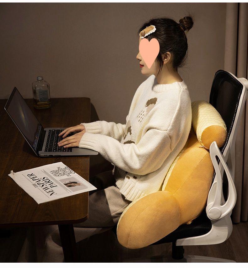 Ice Bean Soft Headboard Cushion: Protective Lumbar Support and Reading Pillow for Pregnant Women, Sofas, Beds, and Dorms.