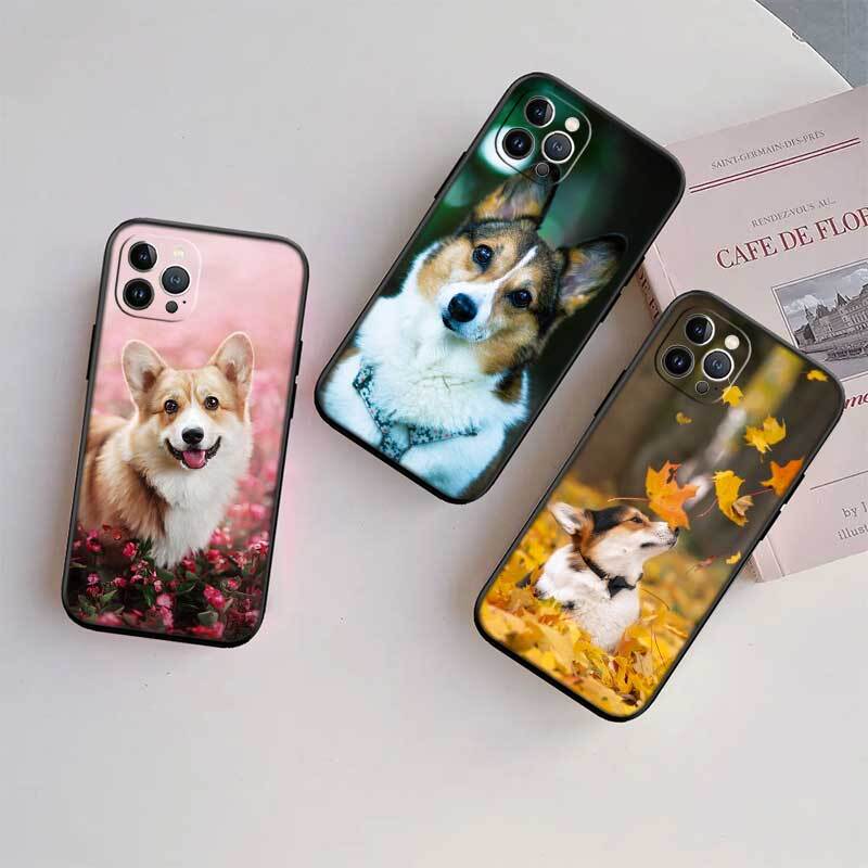 Cute Corgi dog Phone Case for Redmi Note 12 12S 12C 13 13C 13R 14 14S 14R 14C 11A 13X A3 A3X A4 A5 Pro Max Plus