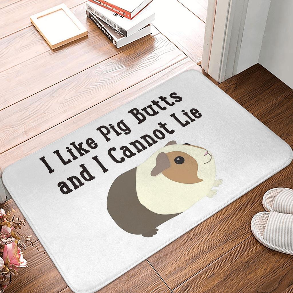 Guinea Pig Butts Anti-slip Doormat Floor Mat Sand Scraping Carpet Rug for Kitchen Entrance Home Bedroom Footpad Mats