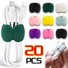 10/5/1PCS Multifunction Cable Organizer USB Holder Cable Management Clip Cord Keeper Headphone Earphone Phone Charger Wire Clips