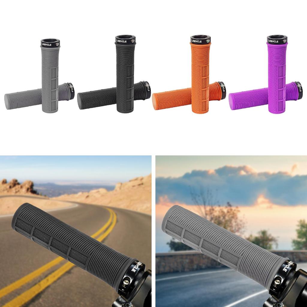 2x Bike Handlebar Grips Easy Installation Protector Lightweight Accessories for Riding Sports Mountain Road Bikes Outdoor