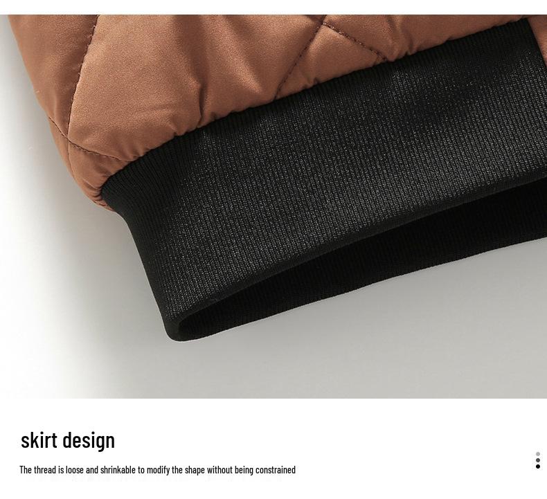 2024 Men's Large Winter Down Jacket - Velvet-Lined, Thickened Baseball Style with Stand Collar