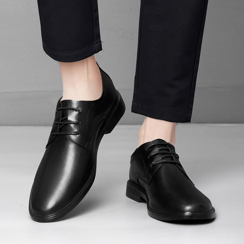 Fashion Male Derby Footwear Wedding Formal Oxfords Shoes Man Business Casual Office Shoes for Men Classic Pointy Men's Business Shoes