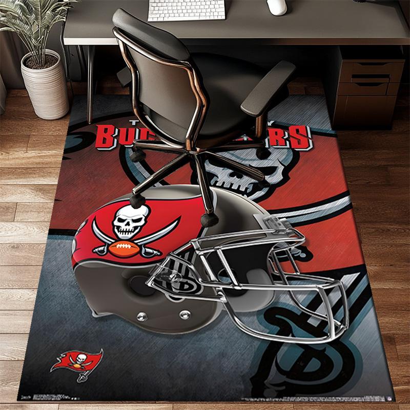 Buccaneers Team Spirit Rug Game Carpet, Floor Mat for Bedroom Living Room Entryway Rug, Home Decor Idea Gift for Christmas Birthday