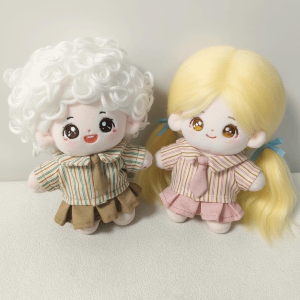 Shirt Doll Clothes Outfit Skirt Doll Dress Up Set 10cm Cotton Doll Clothes  Doll Accessories