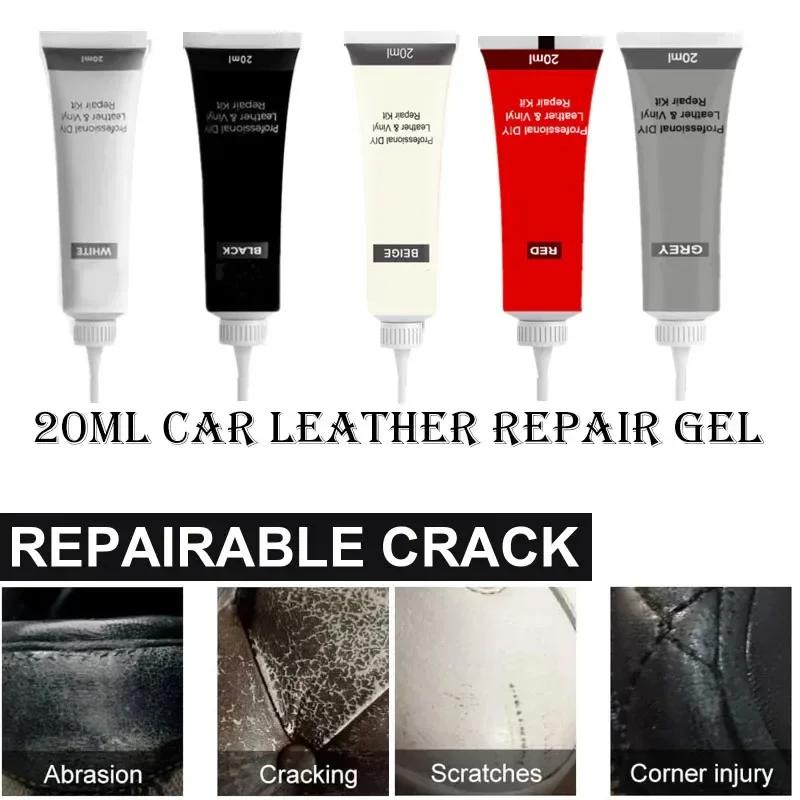 20ml Home Car Leather Care Kit Repair Gel Liquid Leather Skin Refurbish Auto Seat Sofa Coats Holes Scratch Cracks Restoration