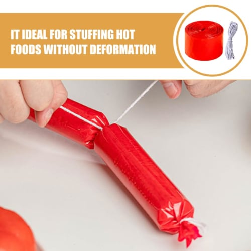 Beautiful Sausage Casings, Sausage Cases, Sausage Making, Sausage Maker, Plastic Casings, Hot Dog Casings, Sausage Skin Casings, Red