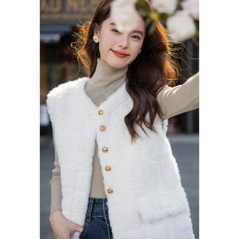 

Mokaena Women s Faux Rabbit Fur Vest XL