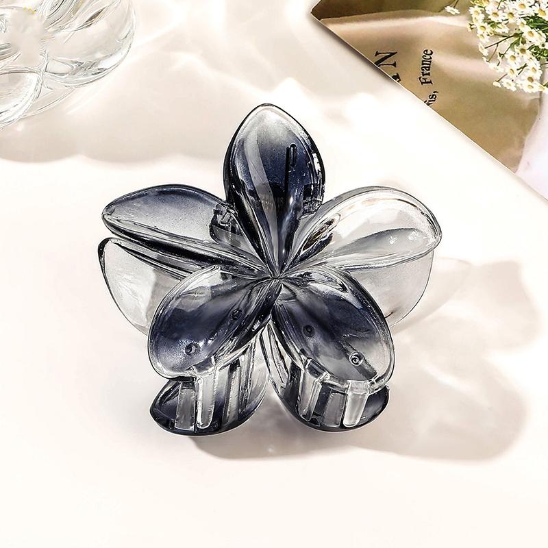 Flower Hair Claws Transparent Hairpin Sweet Ponytail Hair Accessories