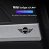 5Pcs/10Pcs Mini Aluminum Car Decorative Stickers For MINI Cooper R56 F56 R50 JCW Cabrio Aceman Countryman Clubman WORKS Roadster
