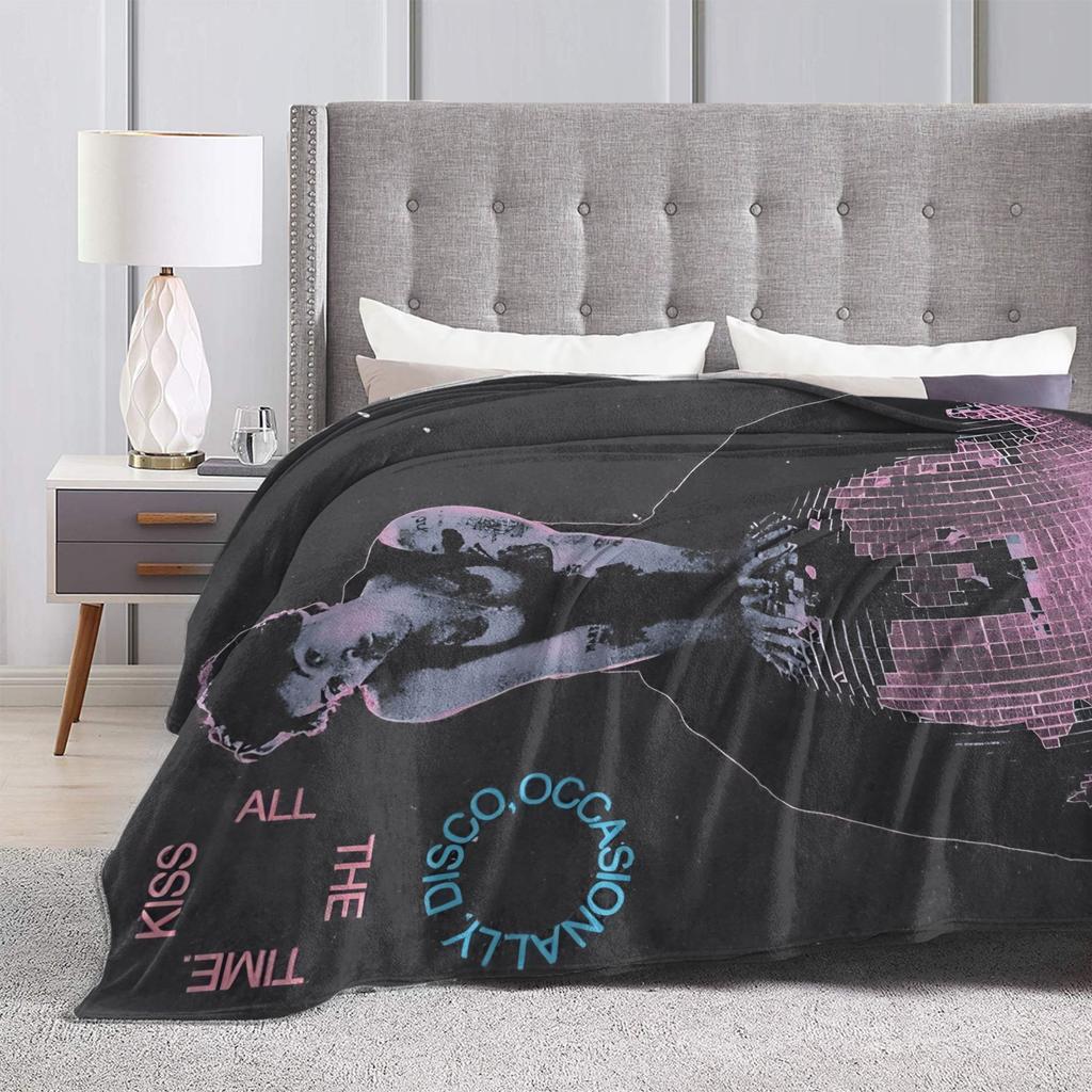 Warm Blanket Decorative 2026 Harryy S-Styles Throw Blanket Kiss All The Time Flannel Bedspread Graphic Sofa Bed Cover