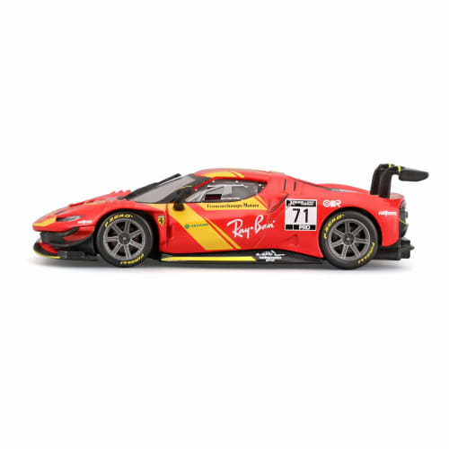 Bburago 1:43 296 GT3 No.71 Racing Car, Complete GT3 Diecast Model, Gift, Decoration, Appreciation
