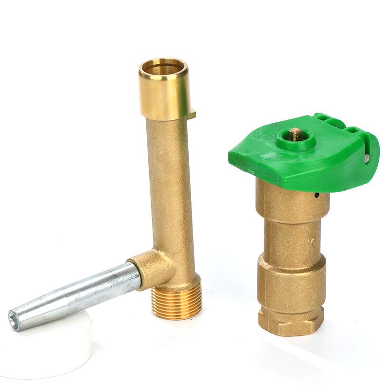 All-Copper Explosion-Proof 6-Point 1-Inch Quick Water Collector for Garden Irrigation