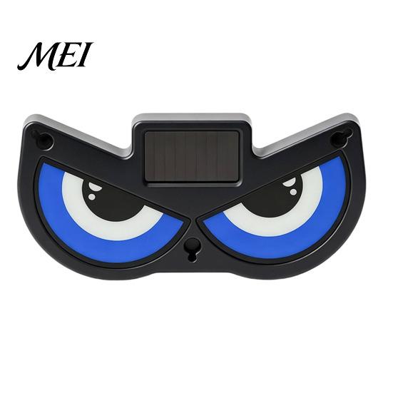 Solar Powered Atmosphere Lamp Demon Eye Car Window Light, Dynamic LED Night Light with Smart Led Devil Lighting Sensor Modes, Suction Cup, Wireless