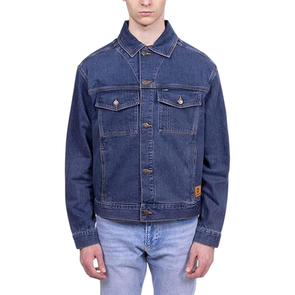 Timberland Mens Solid Regular Denim Jacket