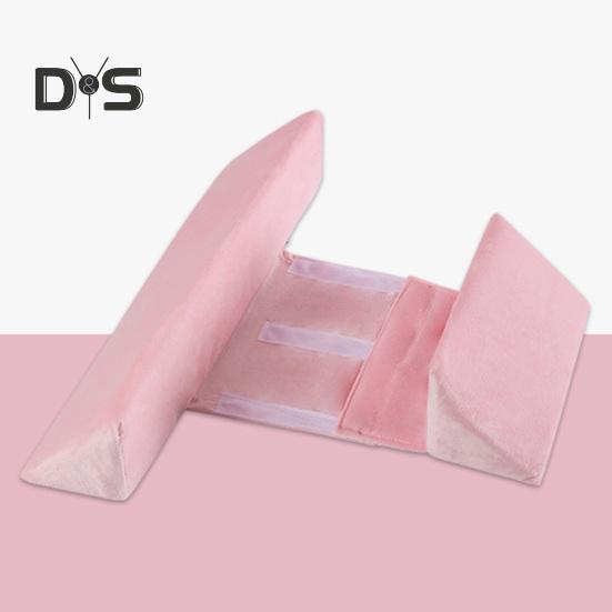 Babysidsovskilskudde med säkra remmar Justerbar Anti-rullnings 45-graders lutningsdesign Anti-kräkning Mjuk Memoryskum Babykilkudde