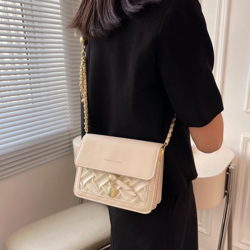 Bag Women's Spring New High-end Niche Versatile Messenger Bag Fashion Chain Small Square Bag