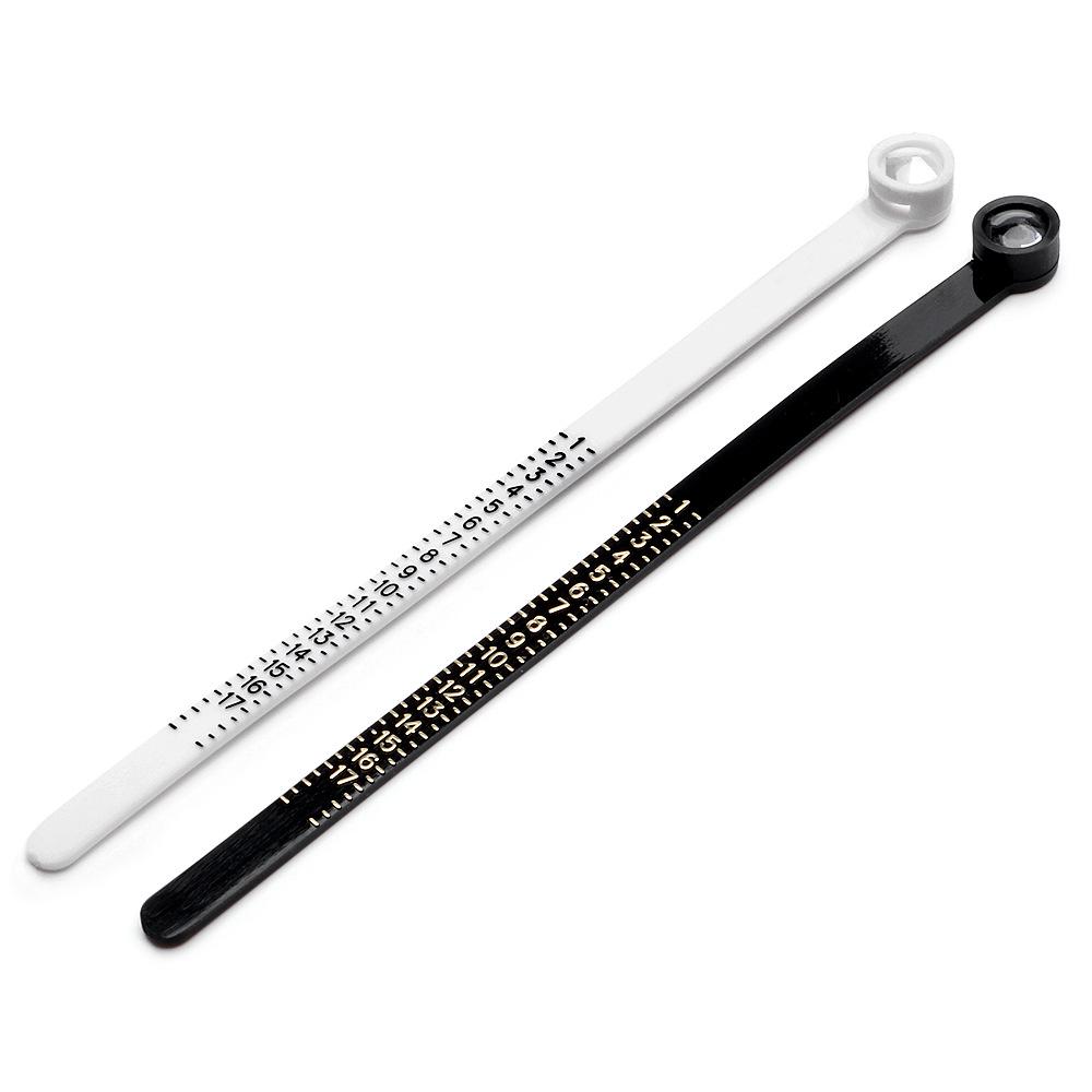 Ring Sizer with Magnifier Measuring Tape - Soft Belt-Style Finger Size Ruler Tool