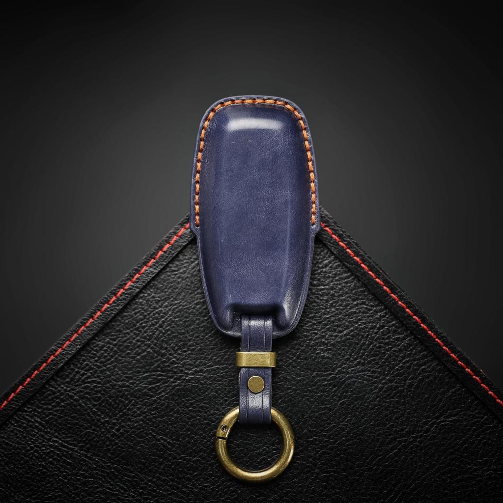 [smasol] New Serena C28 Lukes B4 Late X-Trail Key Cover Genuine Leather Nissan Sakura