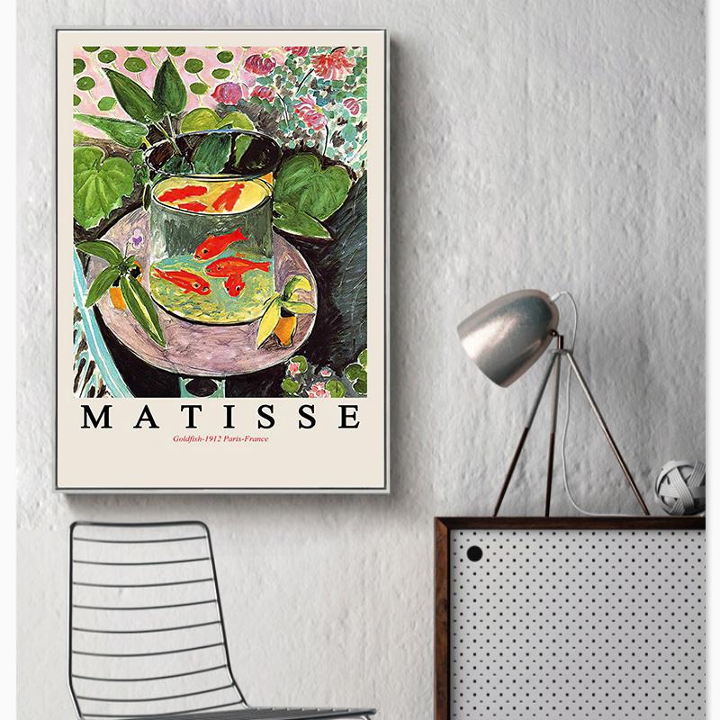 Abstrakte Linien Leinwandmalerei Poster Nordisch Matisse Wandkunst Druck Dekoratives Mädchenbild Modernes Wohnzimmer Heimdekor Ungerahmt