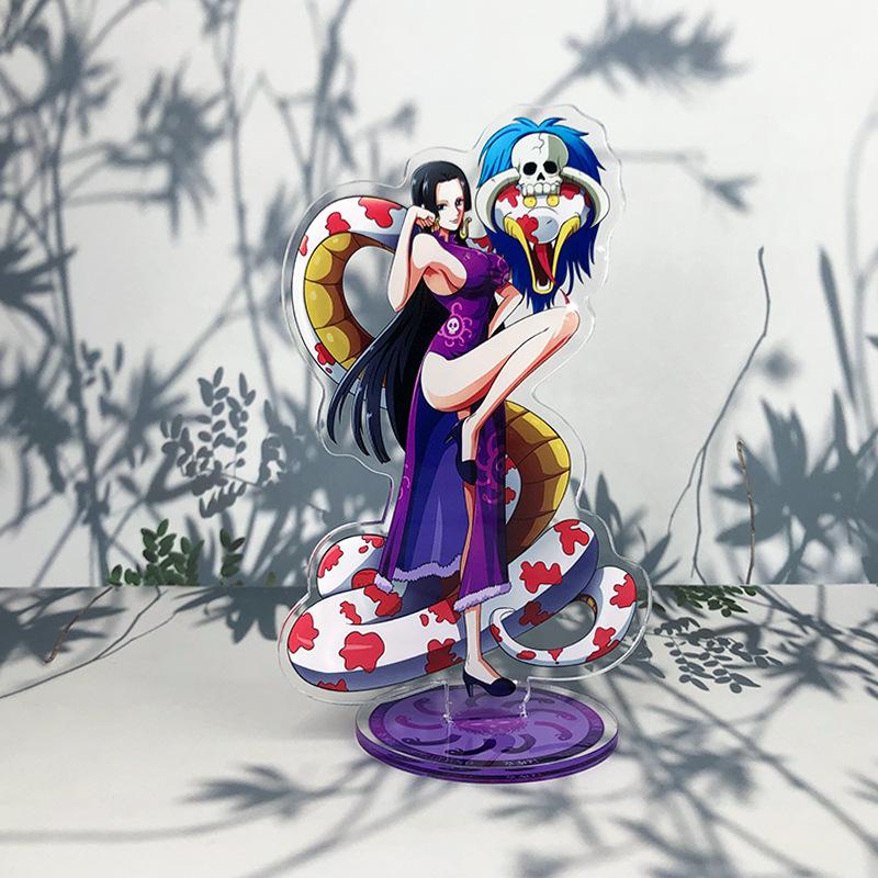 Anime One Piece Luffy Charlotte Linlin Edward Newgate Donquixote Doflamingo Kuzan Jinbe Acrylic Stand Figures Toys Decoration
