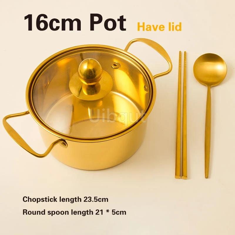 Small Hot Pot Special pot for induction cooker Self- hotpot Single person mini One person pot Commercial soup pots