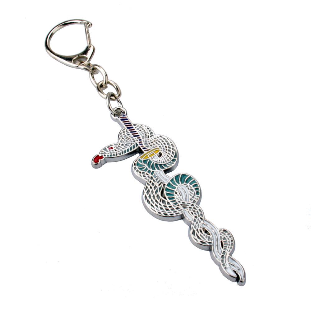 Demon Slayer Tanjiro & Shinobu Nyckelring Hänge – 9 Pelare Svärd Tillbehör