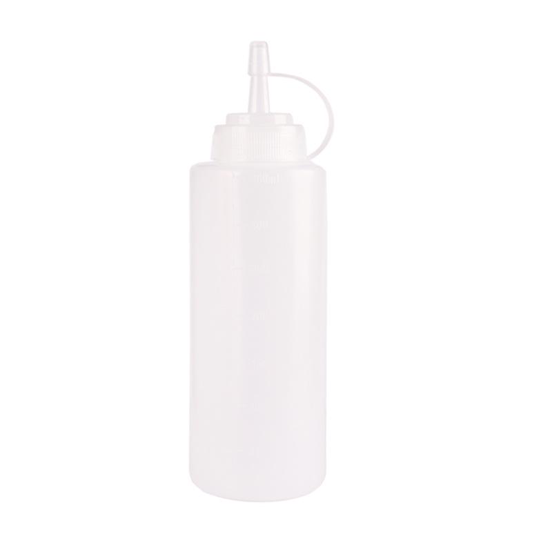 Thickened Plastic Squeeze Bottle for Sauce, Ketchup, Salad, Seasoning, and Oil.