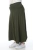 Damenstil Übergröße Rock 8-teiliger Rock mit elastischem Bund